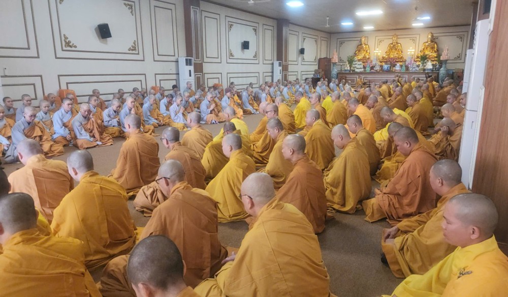 Phú Thọ: Trường hạ Trung Tâm Phật Giáo Hùng Vương trang nghiêm cử hành lễ Tự tứ