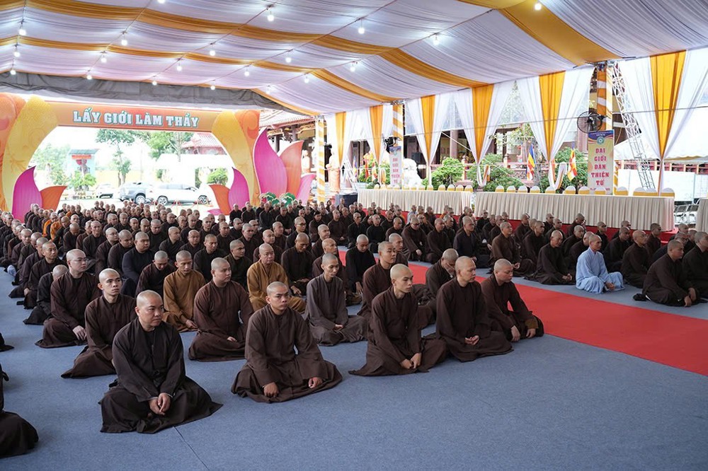 Vĩnh Long: 564 Giới tử vân tập về Đại Giới đàn Thiện Từ PL.2569