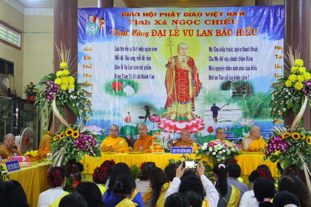 Đồng Tháp: Lễ Vu lan tại tịnh xá Ngọc Chiếu, xã Lai Vung