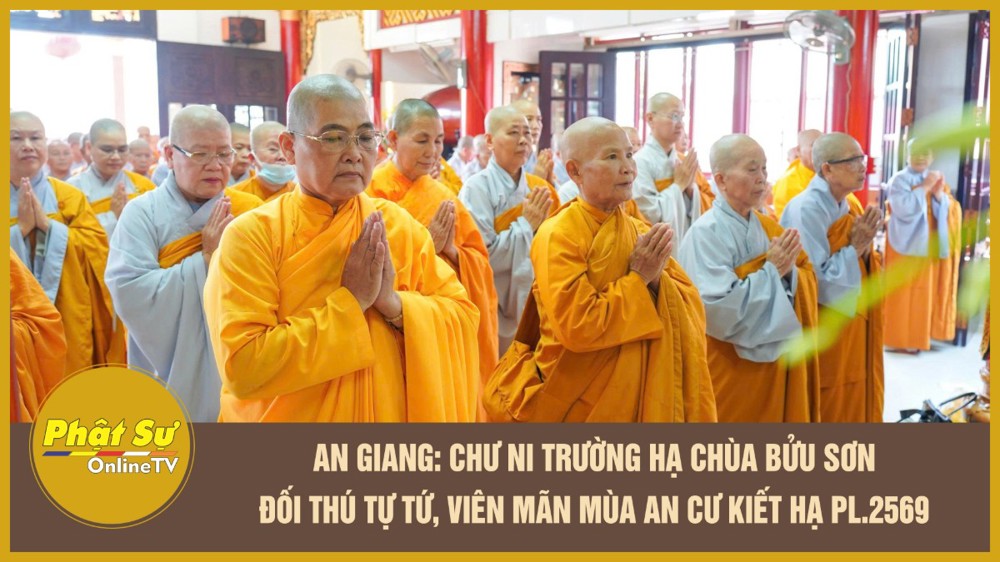 [Video] Ban Giám hiệu và Tăng Ni sinh Trường Trung cấp Phật học tỉnh Đồng Nai vấn an Trưởng lão Hòa thượng Thích Thiện Nhơn