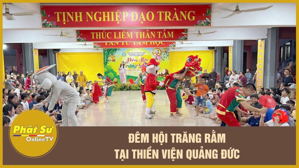 [Video] TP.HCM: Đêm hội Trăng rằm tại Thiền viện Quảng Đức