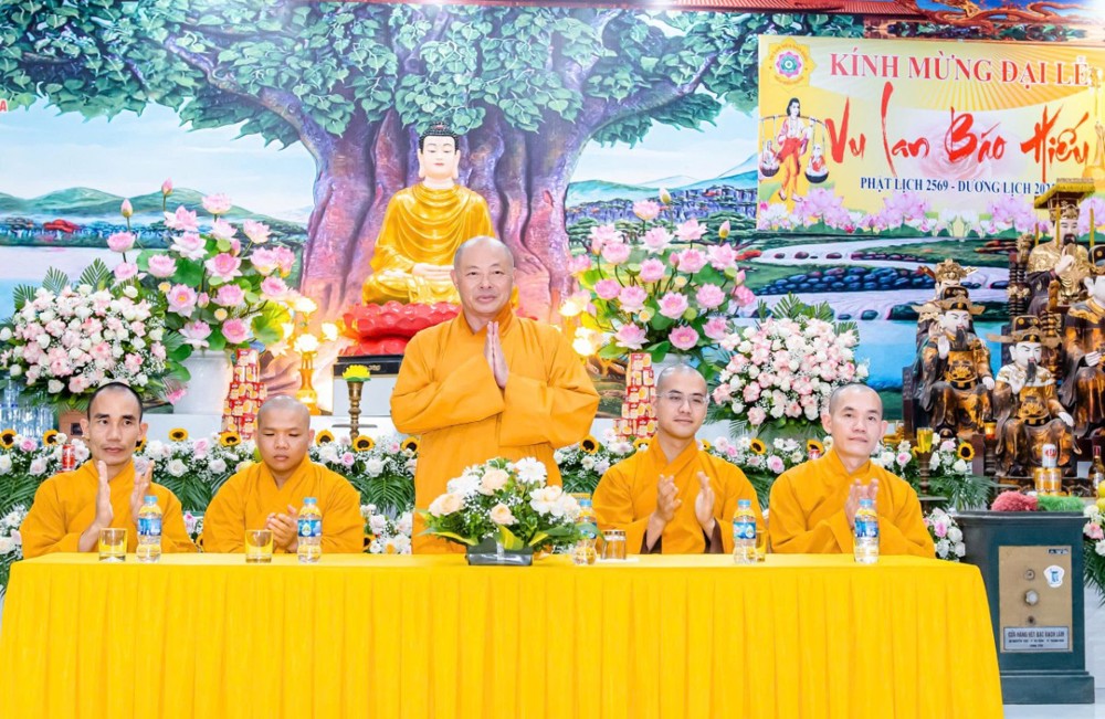 Thanh Hóa: Trang nghiêm Đại lễ Vu lan Báo hiếu PL.2569 tại chùa Vĩnh Yên