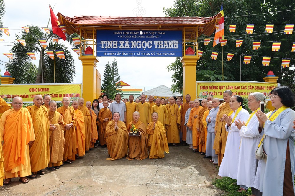 Tây Ninh: Lễ công bố Quyết định thành lập và bổ nhiệm Ban Quản trị tịnh xá Ngọc Thanh