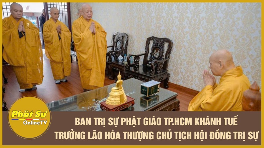 [Video] Ban Trị sự Phật giáo TP.HCM khánh tuế Trưởng lão Hòa thượng Chủ tịch HĐTS