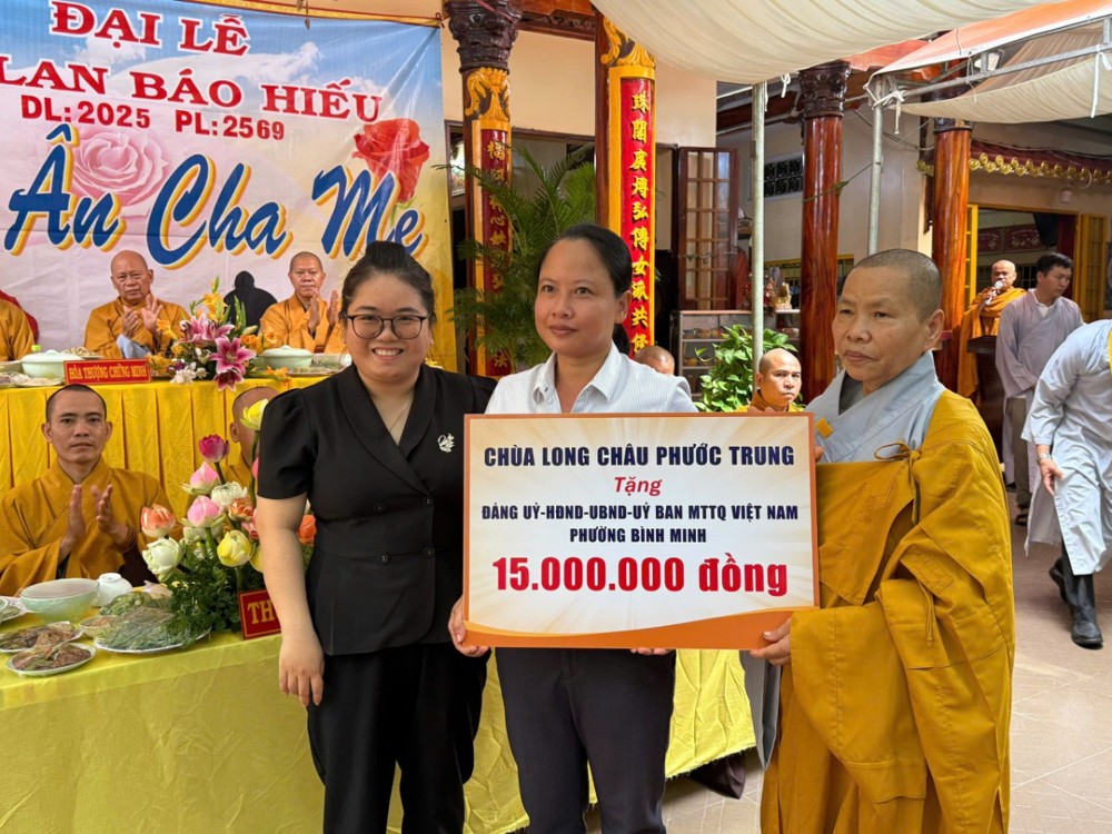Tây Ninh: Chùa Long Châu Phước Trung long trọng tổ chức Đại lễ Vu Lan Báo hiếu PL.2569 – DL.2025