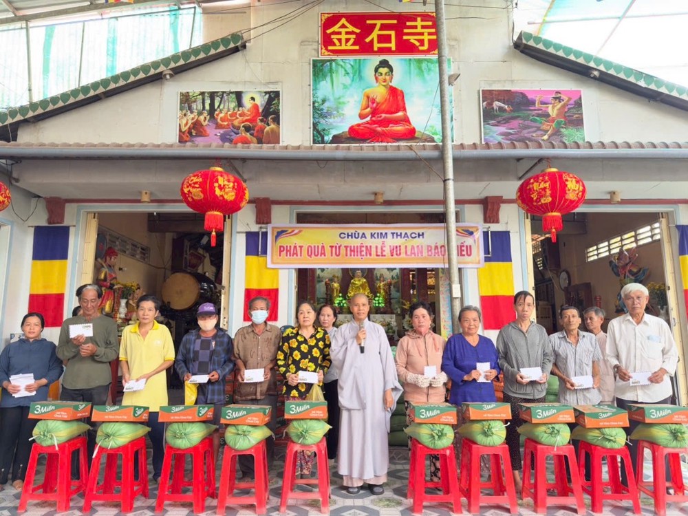 Đồng Tháp: Chùa Kim Thạch trao yêu thương - lan tỏa tinh thần Hiếu đạo