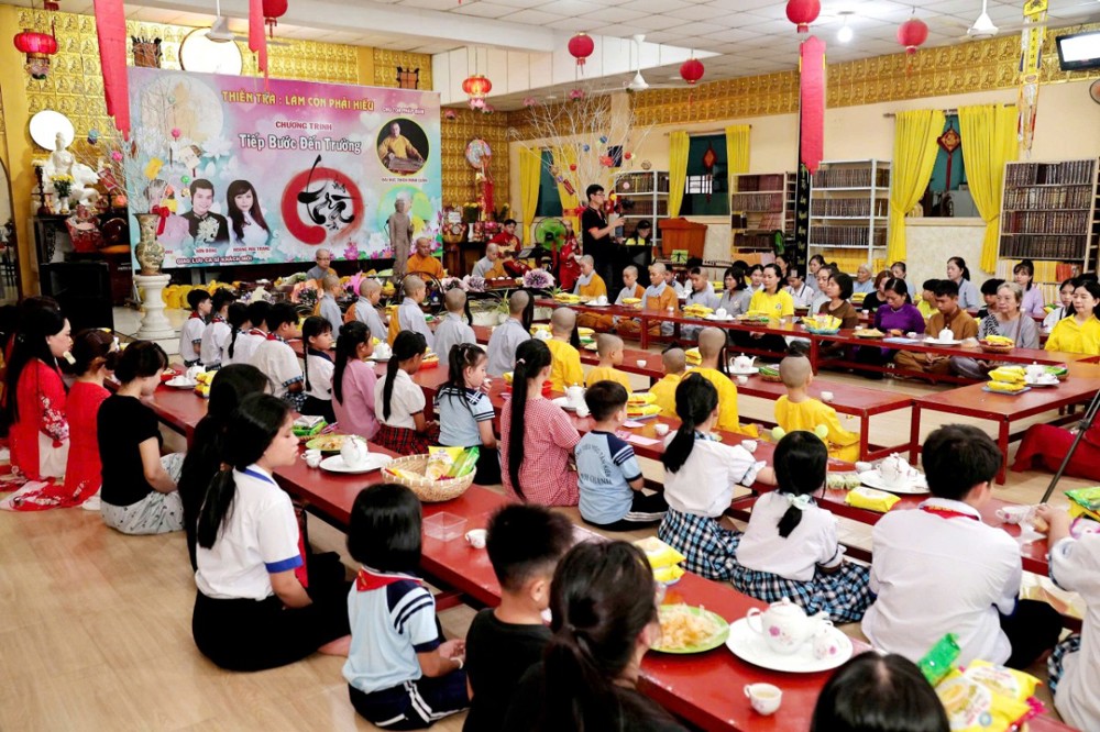 Tây Ninh: Tu viện Cát Tường tổ chức khóa tu Thiền trà – Pháp đàm chủ đề “Làm Con Phải Hiếu” nhân dịp Quốc khánh và Vu lan Báo hiếu