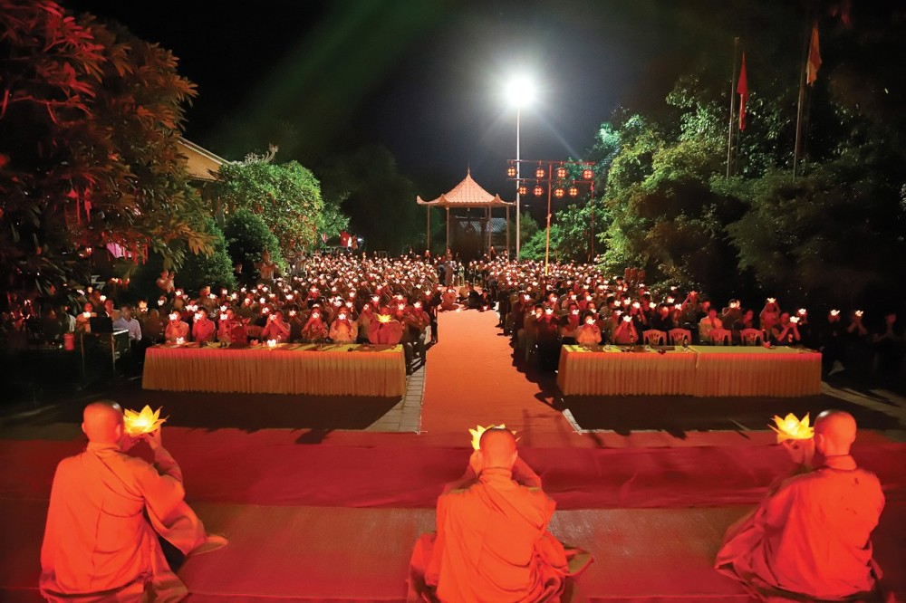 Thanh Hóa: Chùa Khánh Quang trang nghiêm tổ chức Đại lễ Vu Lan báo hiếu PL.2569