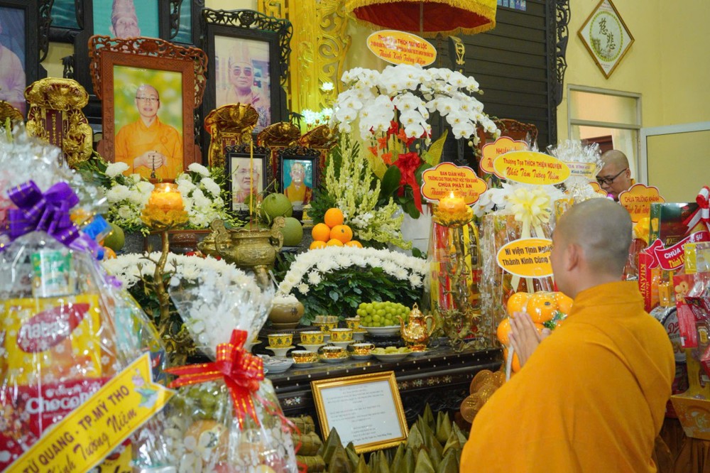 Đồng Tháp: Đạo tràng chùa Bửu Toàn trang nghiêm Húy kỵ cố Thượng tọa Thích Thiện Trí lần thứ nhất