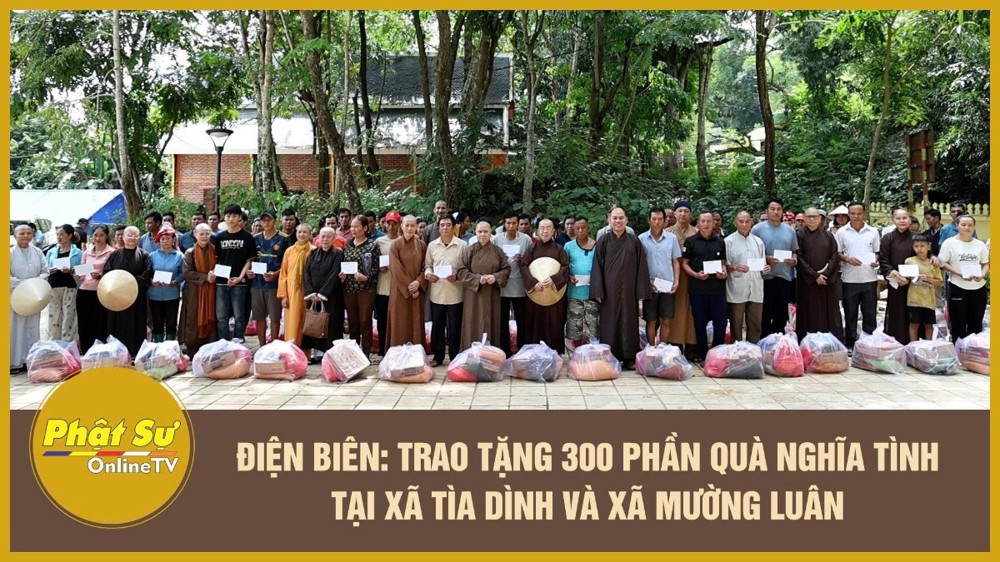 [Video] Điện Biên: Trao tặng 300 phần quà nghĩa tình tại xã Tìa Dình và xã Mường Luân