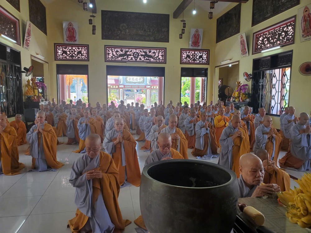Lâm Đồng: Lễ tác pháp Tự tứ mùa An cư Phật lịch 2567 tại trường Hạ Tổ đình Bình Quang-