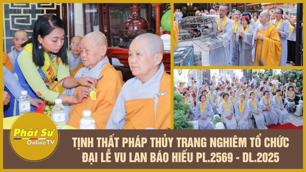 [Video] TP.HCM: Tịnh thất Pháp Thủy trang nghiêm tổ chức Đại lễ Vu Lan báo hiếu PL.2569 – DL.2025