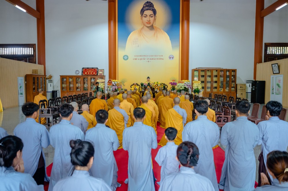 Đồng Nai: Chư Tăng hành giả an cư và Phật tử chùa Quốc Ân Khải Tường khánh tuế Trưởng lão Hòa thượng Viện chủ