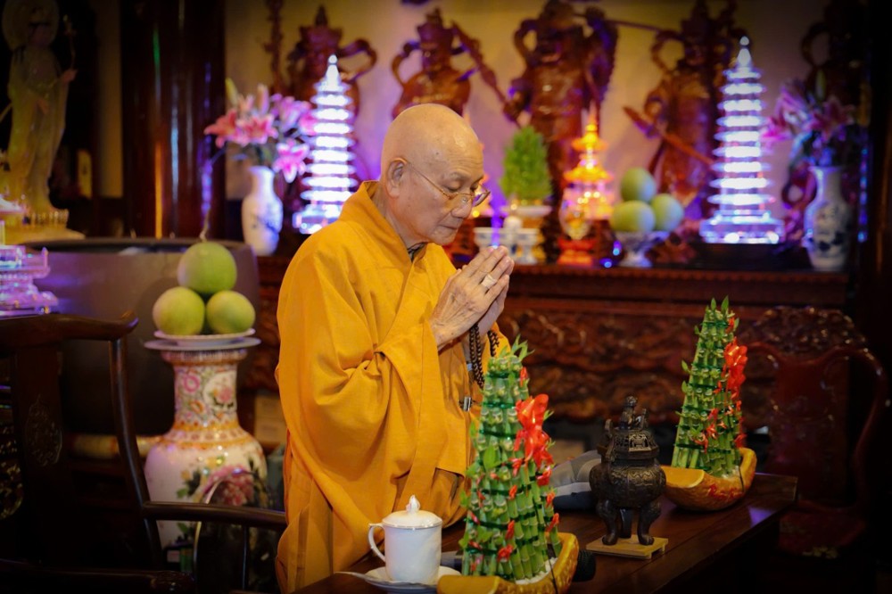 Trưởng lão Hòa thượng Thích Minh Thông sách tấn hành giả an cư tại hạ trường chùa Đại Giác: Giới luật và Tịnh độ – Hai trụ cột nuôi dưỡng phạm hạnh và niềm tin giải thoát