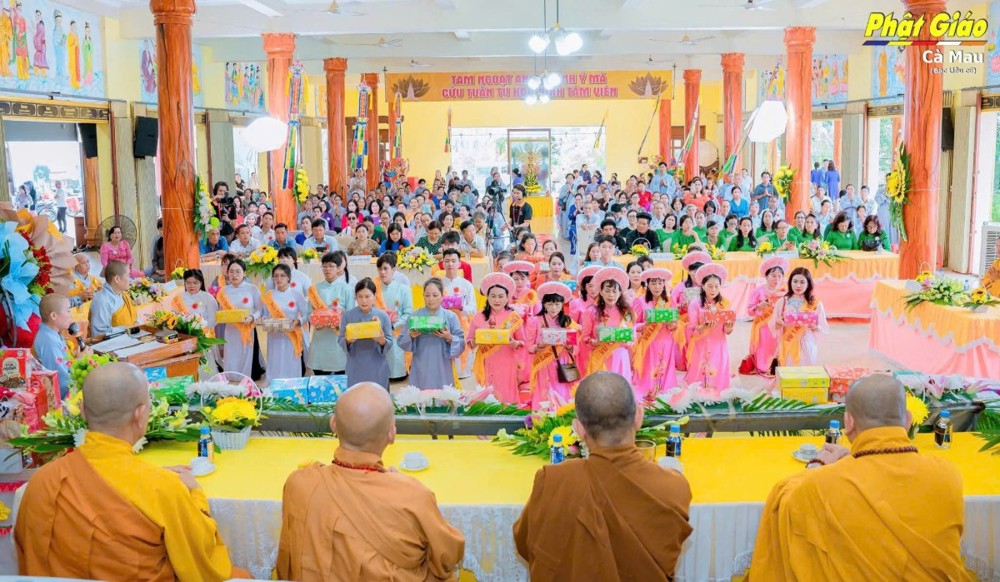 Cà Mau: Trường Hạ chùa Kim Sơn tổ chức Đại lễ Vu lan và dâng pháp y mùa Báo hiếu PL.2569- DL.2025