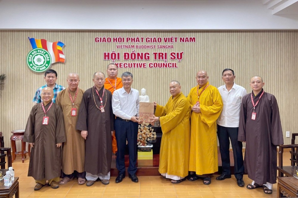 TP. HCM: Cục An ninh Nội địa - Bộ Công an chúc mừng đại lễ Vu lan PL.2569 tại Văn phòng 2 Trung ương Giáo hội 