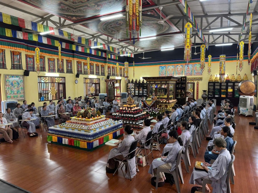 TP.HCM: Giới trẻ về tu viện Như Giác (Củ Chi) tham dự khóa tu trì Quan Âm - A Di Đà kỳ 2 nhân mùa Vu Lan báo hiếu