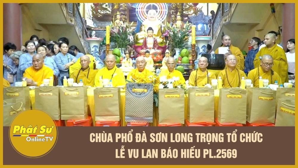 [Video] TP.HCM: Chùa Phổ Đà Sơn long trọng tổ chức lễ Vu Lan báo hiếu PL.2569
