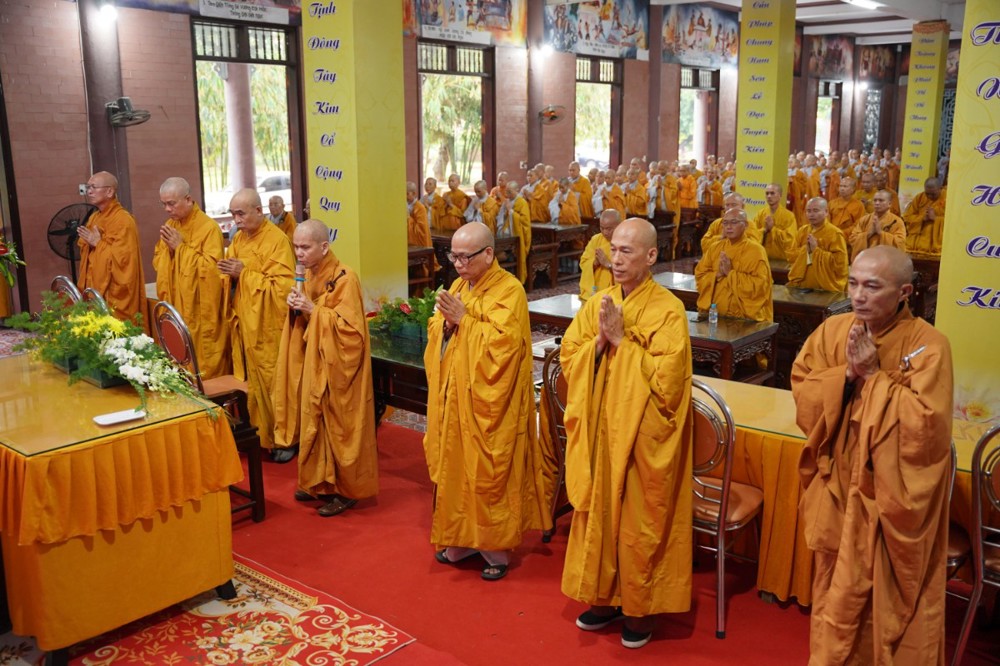 Khánh Hòa: Trường hạ Phật giáo Ninh Thuận (cũ) trang nghiêm Lễ Mãn khóa An cư kiết hạ PL. 2569