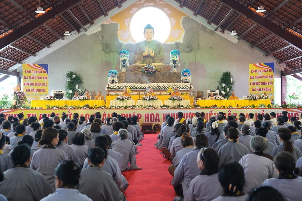 Khóa tu Một ngày An Lạc tại chùa Quảng Luận: Lan tỏa tinh thần Diệu Pháp Liên Hoa