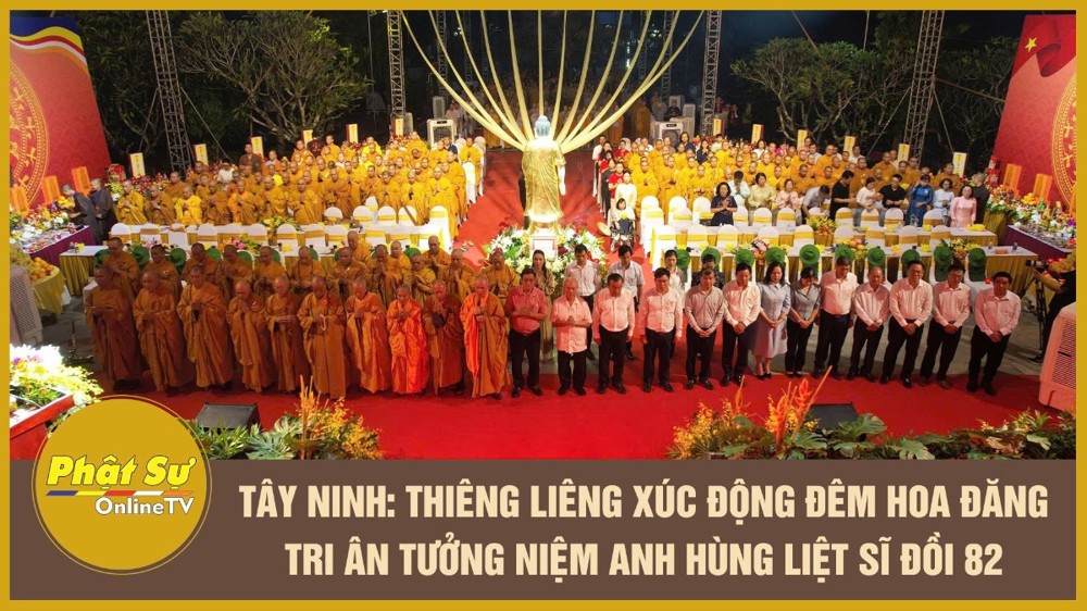 [Video] Tây Ninh: Thiêng liêng xúc động đêm hoa đăng tri ân tưởng niệm anh hùng liệt sĩ Đồi 82