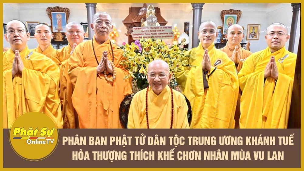 [Video] Phân ban Phật tử Dân tộc Trung ương khánh tuế Hòa thượng Thích Khế Chơn nhân mùa Vu Lan