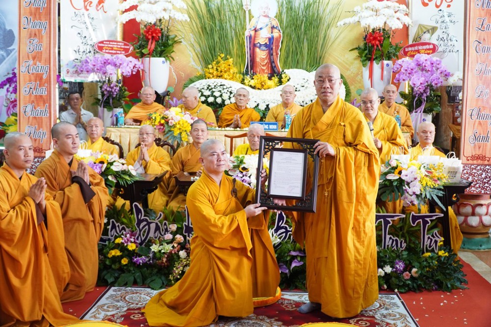 Đồng Tháp: Lễ Vu lan và công bố Quyết định Bổ nhiệm Trụ trì chùa Long Nguyên (phường Đạo Thạnh)