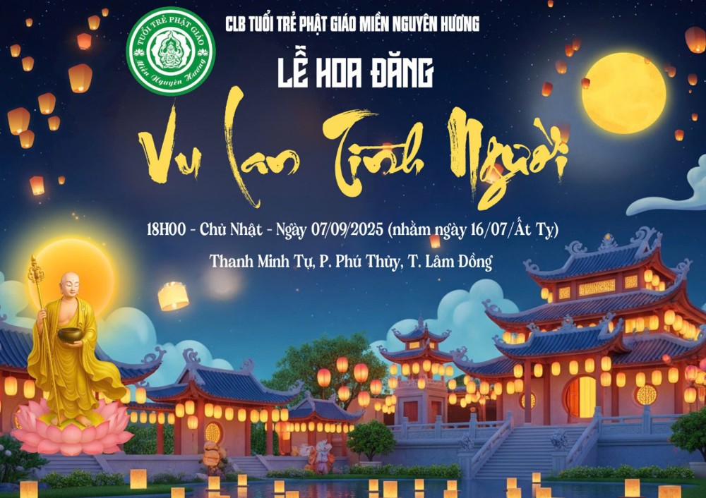 Lâm Đồng: Sắp diễn ra lễ hoa đăng và cài hoa hồng nhân lễ Vu Lan tại Thanh Minh Tự, phường Phú Thủy