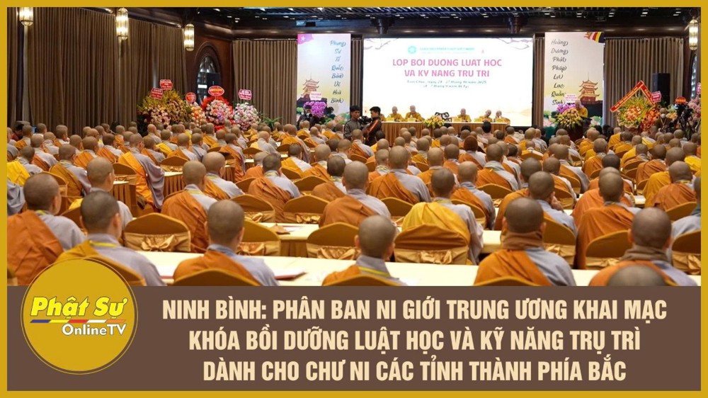 [Video] Ninh Bình: Phân ban Ni giới Trung ương khai mạc Khóa Bồi dưỡng Luật học và kỹ năng trụ trì dành cho chư Ni các tỉnh thành phía Bắc