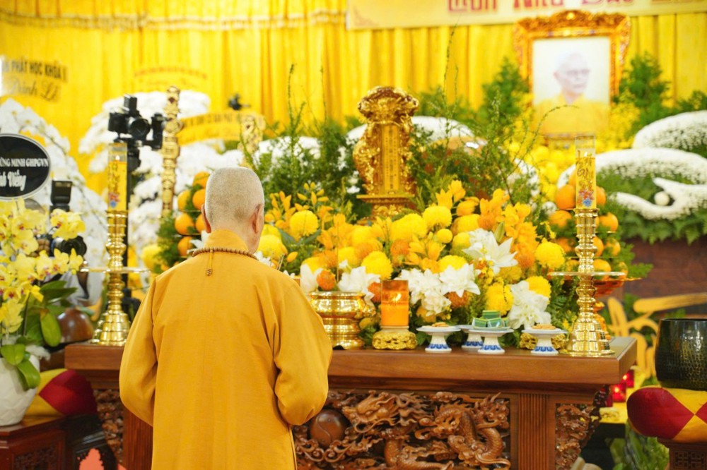 TP.HCM: Ngày thứ hai viếng tang Trưởng lão Hòa thượng Thích Từ Thông