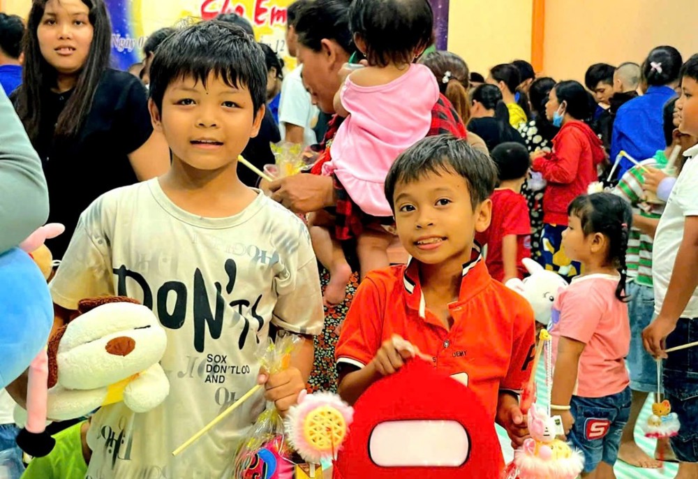 Vĩnh Long: Vui hội Trung thu tại Đạo tràng Hoa Nghiêm