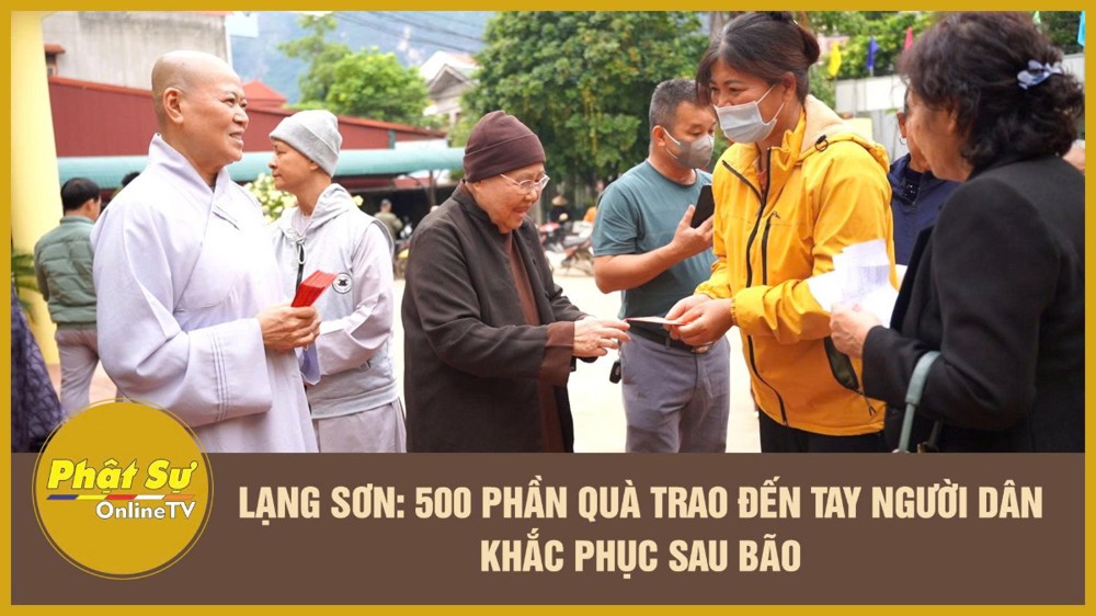 [Video] Lạng Sơn: 500 phần quà trao đến tay người dân khắc phục sau bão