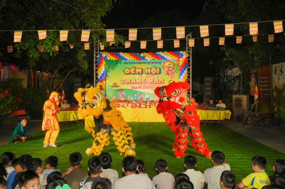 Phú Thọ: Chùa Tích Sơn tổ chức chương trình “Đêm hội Trăng Rằm”