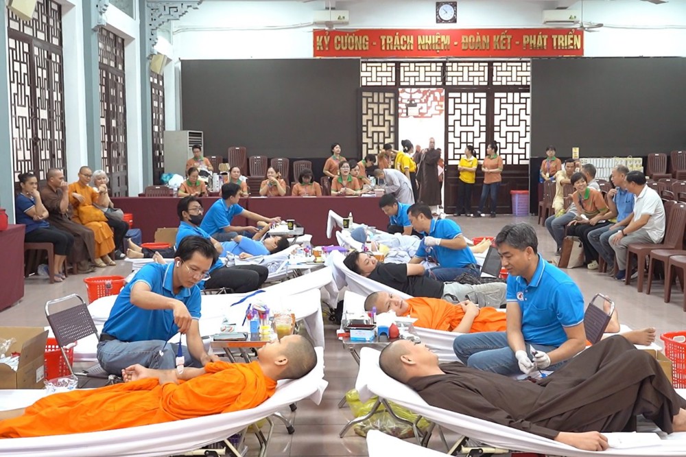 TP.HCM: Chương trình hiến máu cứu người lần đầu tiên tại Văn phòng 2 Trung ương
