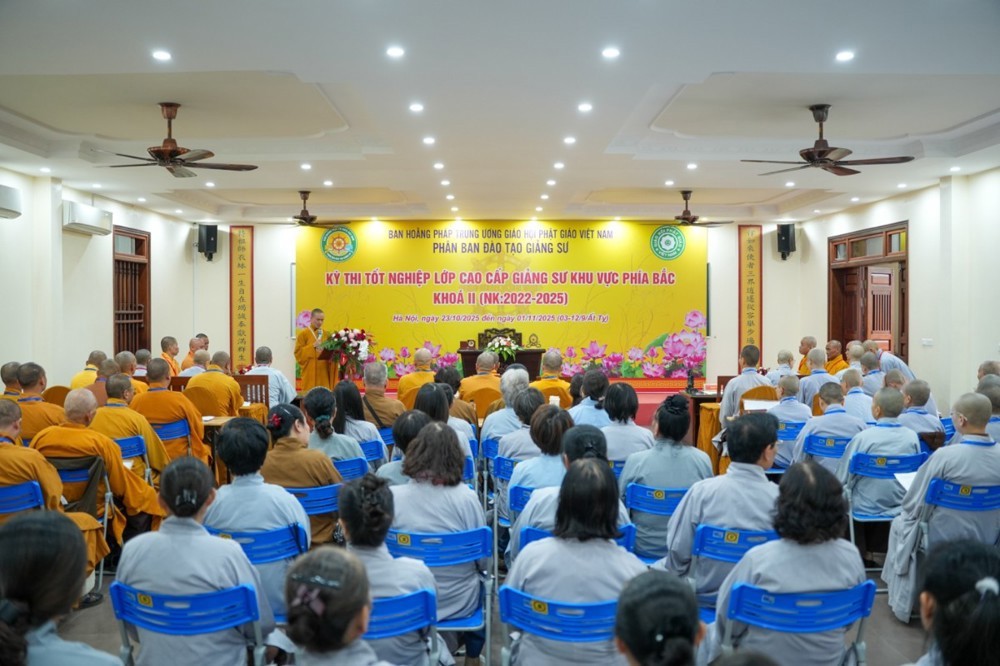 Lễ Khai mạc Kỳ thi Tốt nghiệp Lớp Cao cấp Giảng sư khu vực phía Bắc khóa II (2022-2025)