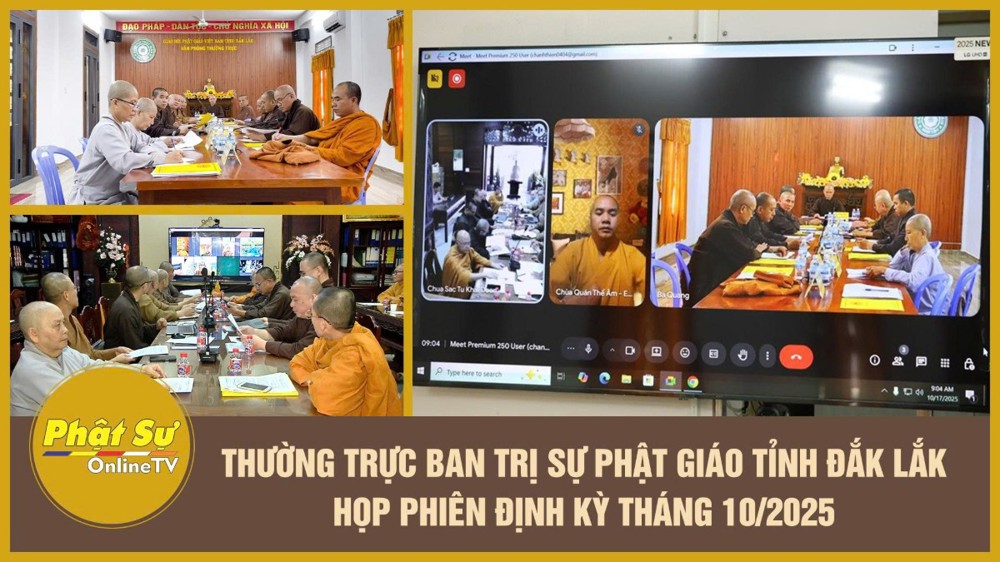 [Video] Thường trực BTS PG tỉnh Đắk Lắk họp phiên định kỳ tháng 10/2025