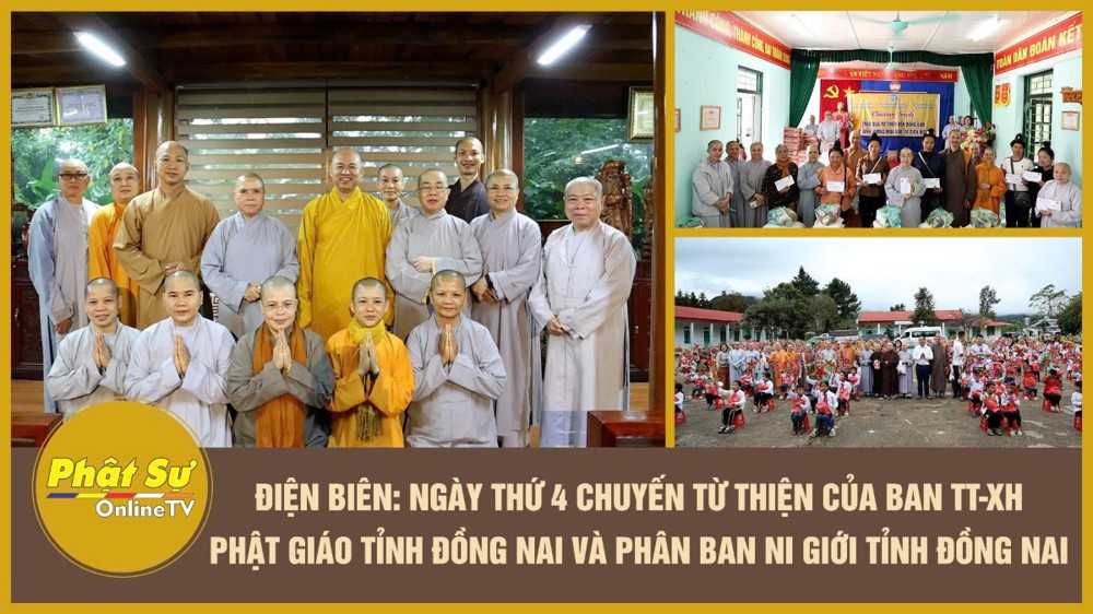 [Video] Điện Biên: Ngày thứ 4 chuyến từ thiện của Ban Từ thiện xã hội Phật giáo tỉnh Đồng Nai và Phân ban Ni giới tỉnh Đồng Nai