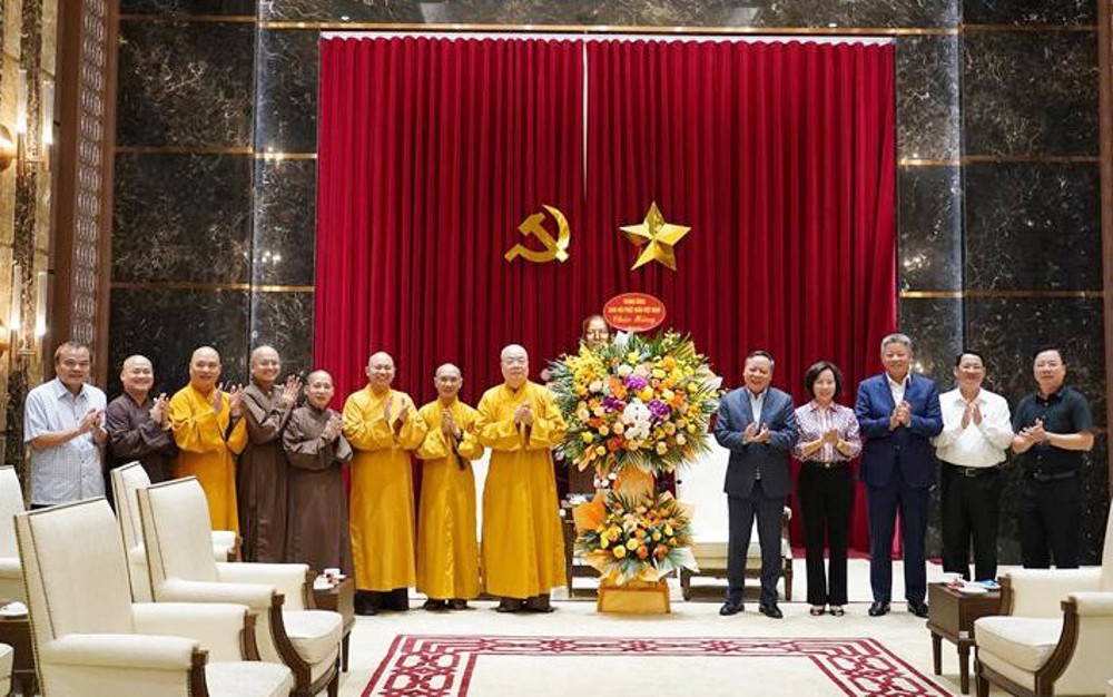 Hội đồng Trị sự GHPGVN chúc mừng thành công Đại hội Đảng bộ TP. Hà Nội 