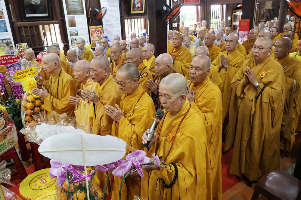 Tây Ninh: Tổ đình chùa Tôn Thạnh trang nghiêm lễ tưởng niệm 10 năm viên tịch Trưởng lão HT.Thích Đạt Đồng và tuần chung thất cố HT.Thích Tắc Nhàn