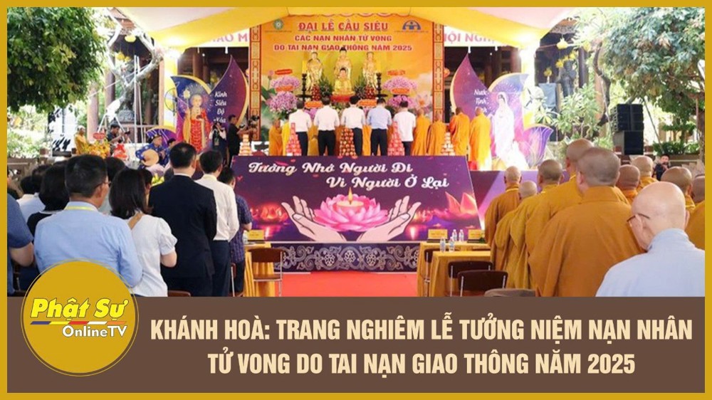 [Video] Khánh Hoà: Trang nghiêm lễ tưởng niệm nạn nhân tử vong do tai nạn giao thông năm 2025