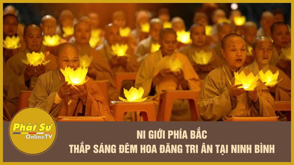 [Video] Ni giới phía Bắc thắp sáng đêm hoa đăng tri ân tại Ninh Bình