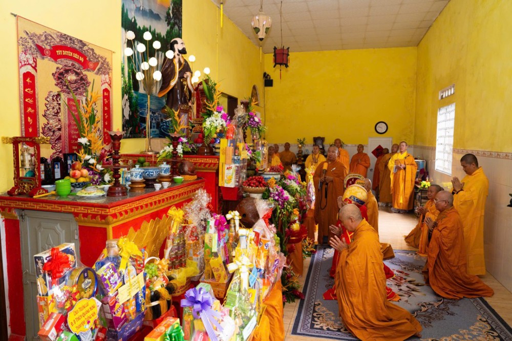 Đắk Lắk: Trang nghiêm lễ húy kỵ Tổ sư khai sơn và hiệp kỵ chư vị tiền bối Tổ sư tại chùa Long Thạnh