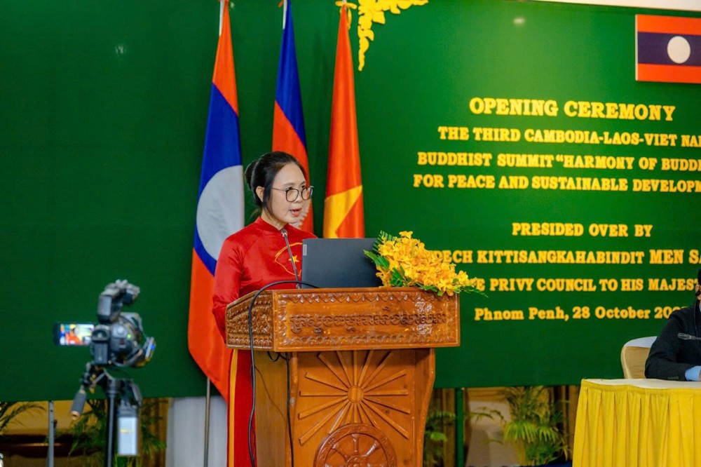 Công tác Tôn giáo ở Việt Nam - Tham luận tại Hội nghị lãnh đạo ba nước Việt Nam - Lào - Campuchia do bà Trần Thị Minh Nga phát biểu