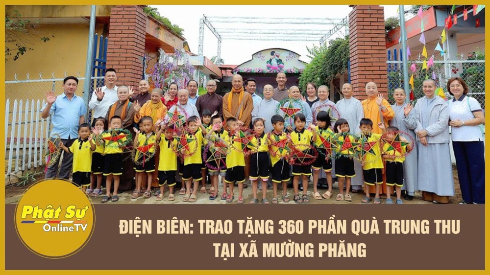 Điện Biên: Trao tặng 360 phần quà Trung thu tại xã Mường Phăng