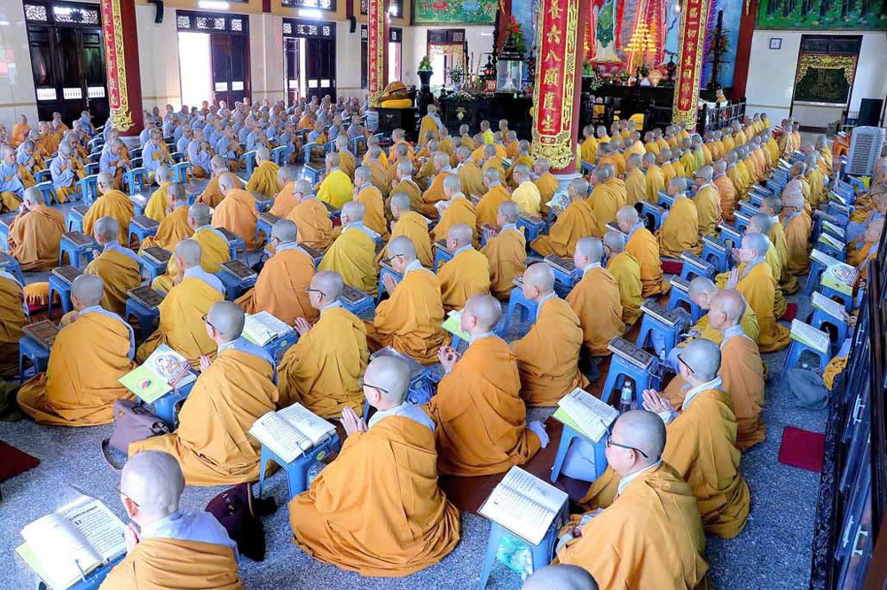Đồng Nai: Lễ tụng giới, bố tát định kỳ lần thứ 14 và buổi họp lần thứ nhất của Phân ban Ni giới tỉnh