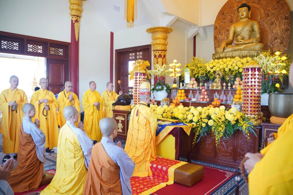 Lâm Đồng: Chùa Linh Bảo trang nghiêm lễ thỉnh Phật an vị
