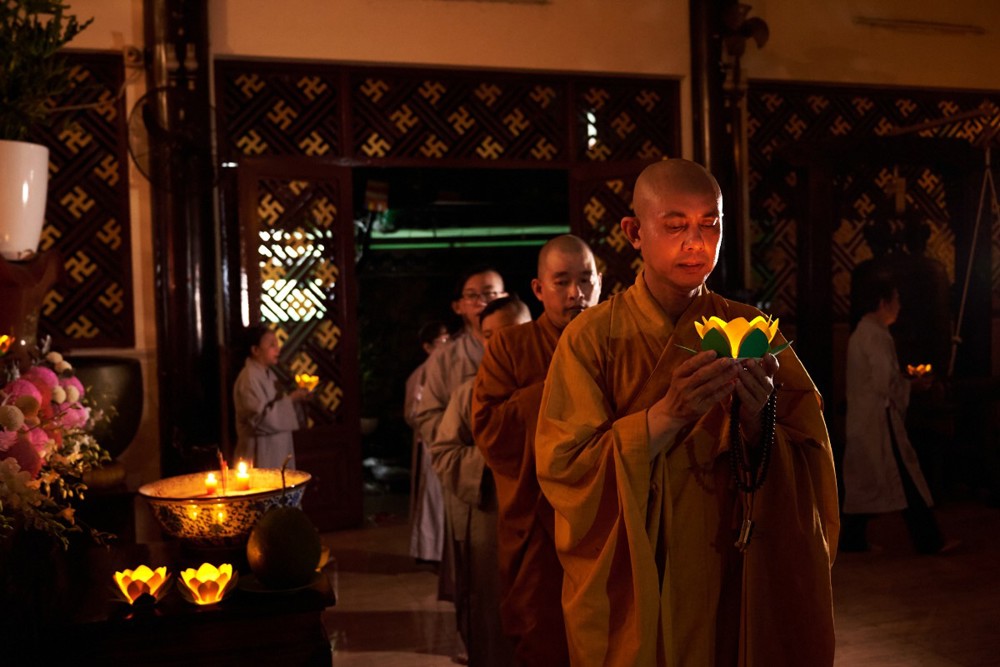 TP.HCM: Chùa Giác Tánh thắp nến kỷ niệm ngày vía Bồ Tát Quán Thế Âm xuất gia