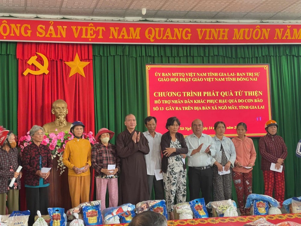 Phật giáo Đồng Nai hướng về đồng bào miền Trung bằng tinh thần từ bi 