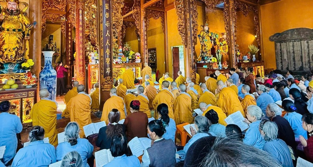 Thanh Hóa: Trang nghiêm lễ húy kỵ Tổ khai sơn chùa Linh Cảnh