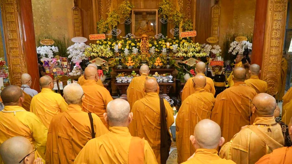 Đồng Nai: Trang nghiêm lễ Đại tường cố Trưởng lão Hòa thượng Thích Minh Chánh - Thành viên HĐCM, Chứng minh BTS GHPGVN tỉnh Đồng Nai